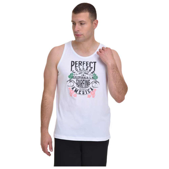 Target Ανδρική αμάνικη μπλούζα Single Jersey Tank Top &quot;America&quot;